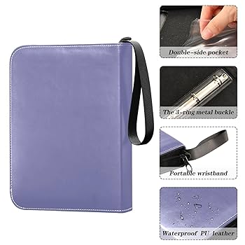 Amazon.com: Purple Card Binder 400 Pockets Trading Card